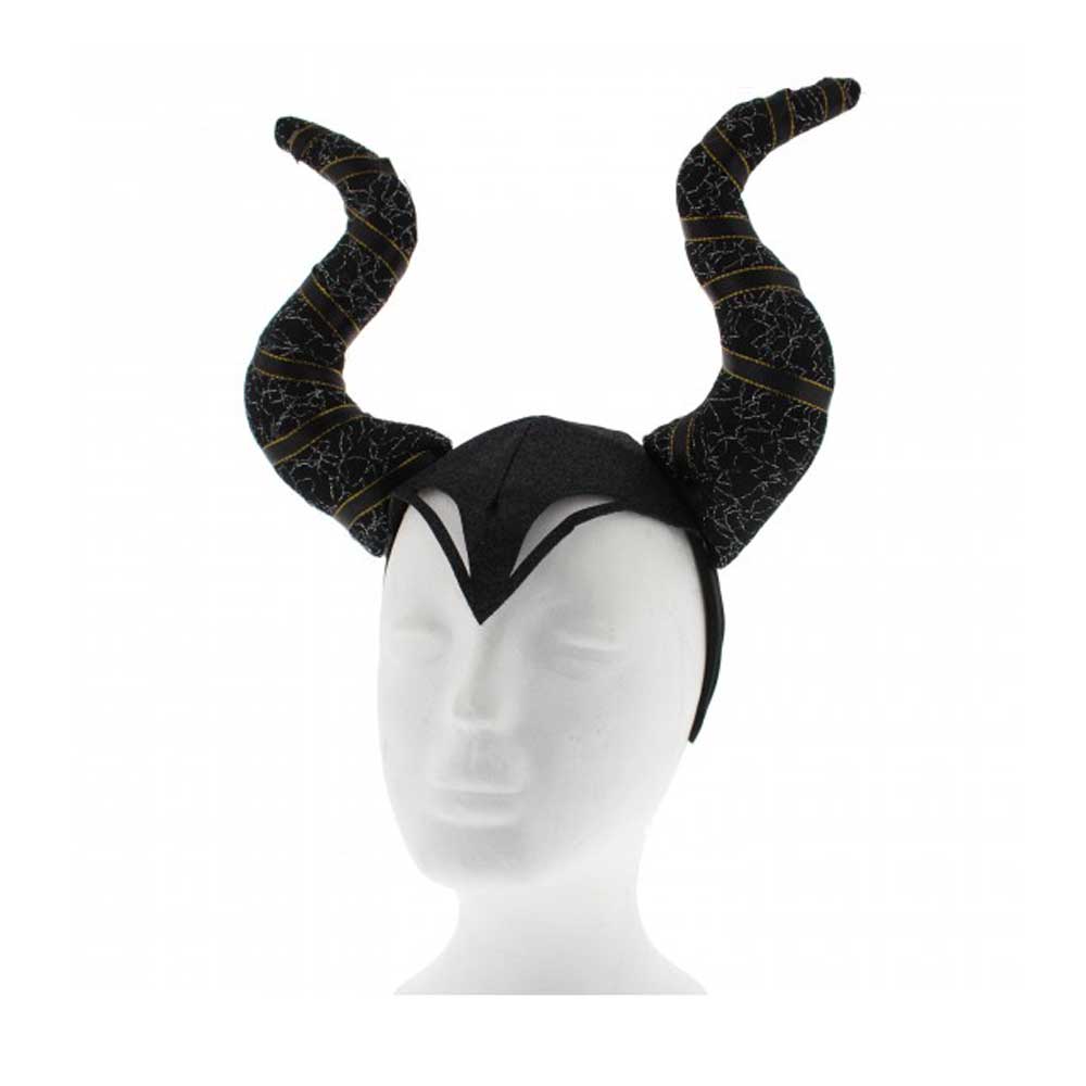Zac's Alter Ego - Witch Maleficent Horns Horns headband - Black